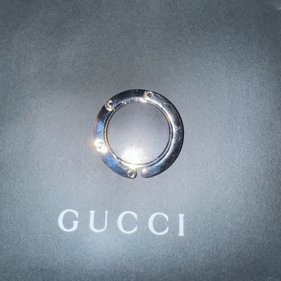 Upcycled Gucci Red collapsable purse hook - Picture 9 of 9